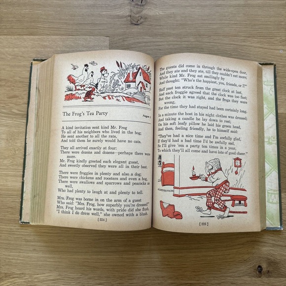 Vintage Accents 365 Bedtime Nursery Rhymes By Erika Weihs 946 Hardcover Illustrated Vintage